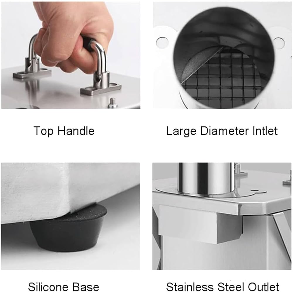 Amazon.co.jp: 業務用野菜スライサー電動野菜カッター機 304